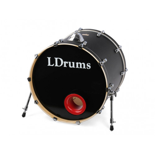 5001013-2218 Бас-барабан 22" x 18", черный, LDrums