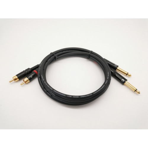 E57-2RCA-2J-0200-0 Кабель аудио 2хRCA-2хJack, 2м, ZZcable