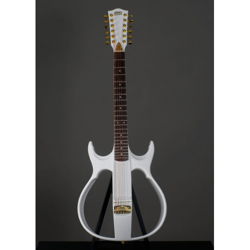 SG2WH23 SG2 Сайлент-гитара 12-струнная, белая, MIG Guitars