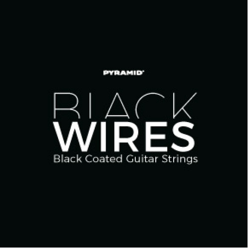 441/443 Black Wires Комплект струн для электрогитары, никелированные, с покрытием, 10-48, Pyramid
