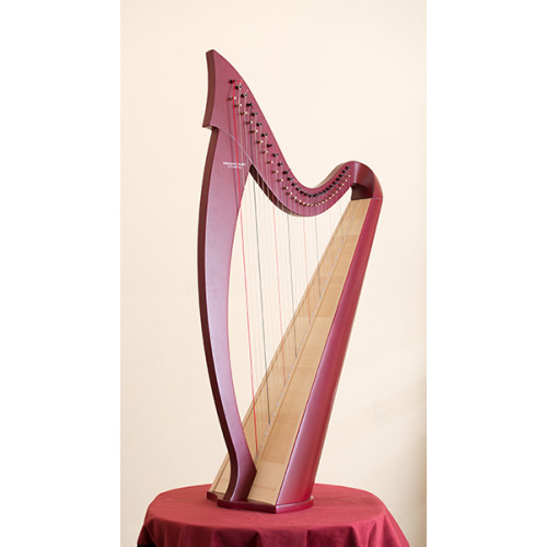M005 MIRA Арфа 28 струн, цвет отделки - Красный, Resonance Harps