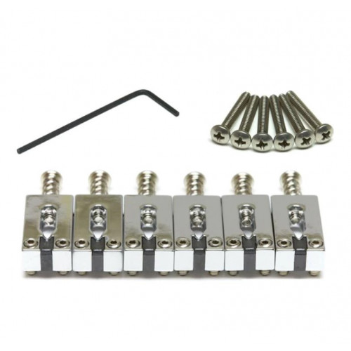 PG-8000-0C SS Classics Strat & Tele Комплект седел для бриджа, хром, GraphTech