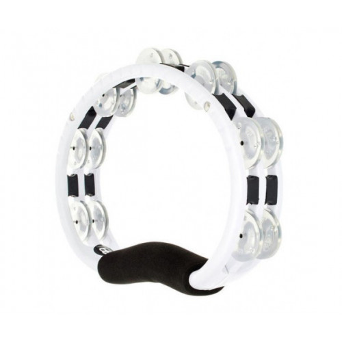 TMT1A-WH Traditional Тамбурин, 2 ряда бубенцов, пластик, белый, Meinl
