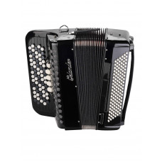 GH5120H-3-BLACK Кнопочный аккордеон 72/120/5+3, черный, Gelander GH5120H-3-BLACK Кнопочный аккордеон 72/120/5+3, черный, Gelander