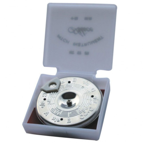 A003A (PC-C) Камертон духовой хроматический 13 нот в пластиковой коробочке. Alice