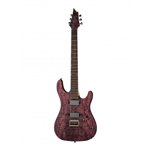 KX500-Etched-EDV KX Series Электрогитара, фиолетовая, Cort