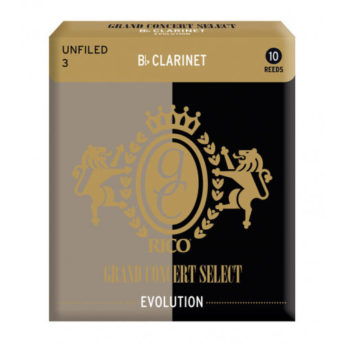 RGE10BCL300 Grand Concert Select Evolution Трости для кларнета Bb, размер 3.0, 10шт, Rico