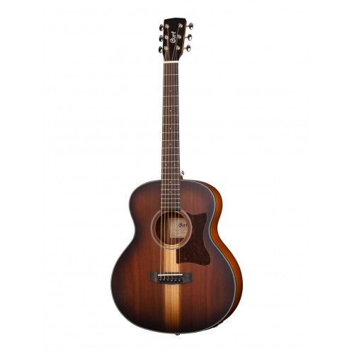 Little-CJ-Blackwood-OPLB-WBAG CJ Series Электро-акустическая гитара 3/4 с чехлом, санберст, Cort