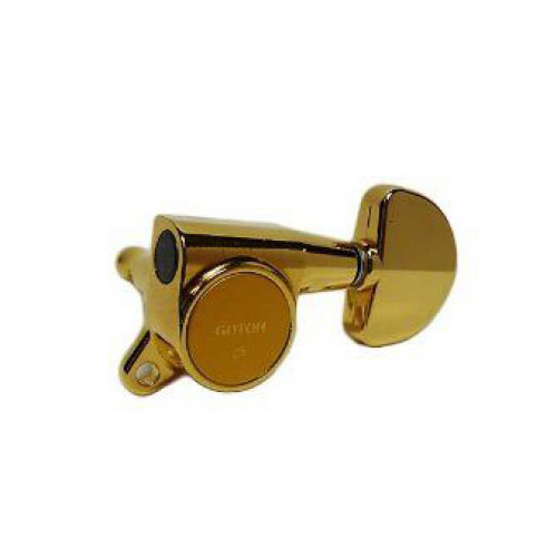 SG381-20-GG-L3+R3 Колки для гитары 3+3, золото, Gotoh