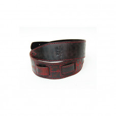 FL60029L21L Leather 21 Ремень для гитары, кожаный, тлеющий костер, Fidel FL60029L21L Leather 21 Ремень для гитары, кожаный, тлеющий костер, Fidel