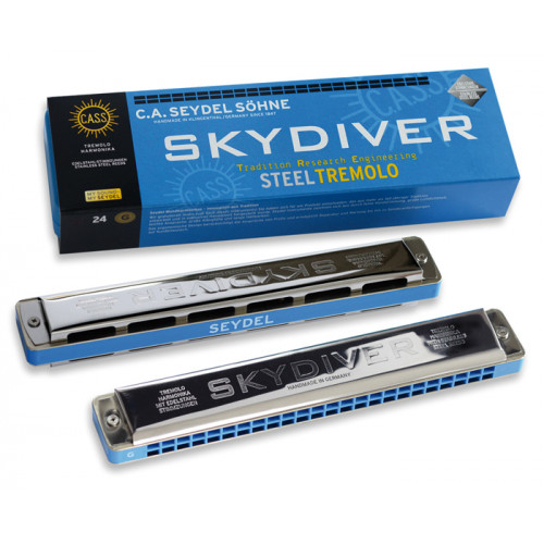 25480DB Skydiver Db Губная гармошка тремоло, Seydel Sohne
