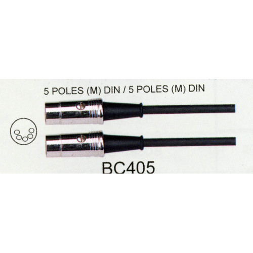 BC405-3M Кабель инструментальный, DIN (5pin) — DIN (5pin), Soundking