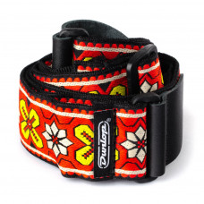 D67-03RD Jacquard Avalon Red Ремень для гитары, Dunlop D67-03RD Jacquard Avalon Red Ремень для гитары, Dunlop