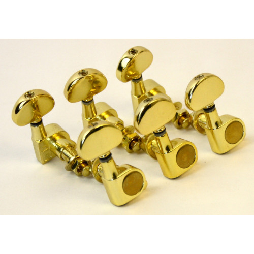 AD-016JP Комплект 3+3 колковой механики, золото, Alice AD-016JP Комплект 3+3 колковой механики, золото, Alice