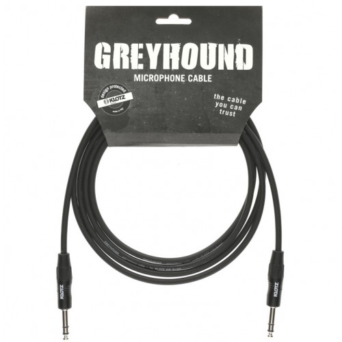 GRG1PP03.0 Greyhound Кабель микрофонный 6.35мм, 3м, Klotz