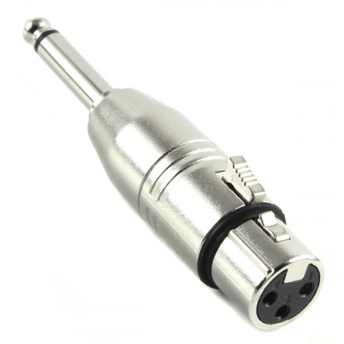 CA309 Переходник (разъем переходной) XLR гнездо — 1/4'' моно штекер, Soundking