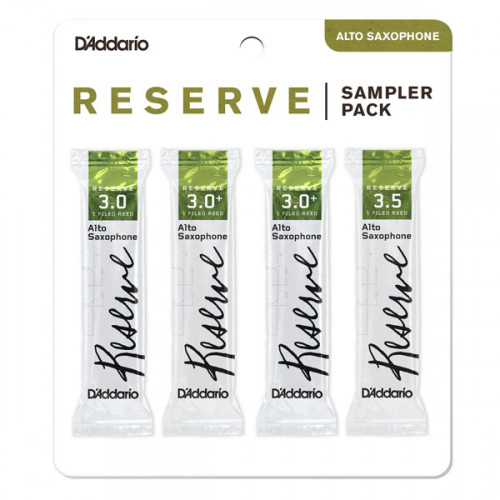 DRS-J30 Reserve Набор тростей для саксофона альт, размер 3.0-3.5, 4шт, Rico