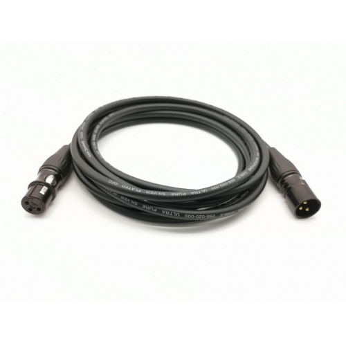 G1-XLR-M-F-0400-0 Кабель микрофонный XLR-M-F, 4м, ZZcable