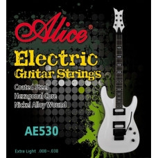 AE530XL 530 Комплект струн для электрогитары, никель 8-38 Alice AE530XL 530 Комплект струн для электрогитары, никель 8-38 Alice