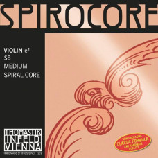 S8 Spirocore Отдельная струна Е/Ми для скрипки, размером 4/4, среднее натяжение, Thomastik S8 Spirocore Отдельная струна Е/Ми для скрипки, размером 4/4, среднее натяжение, Thomastik