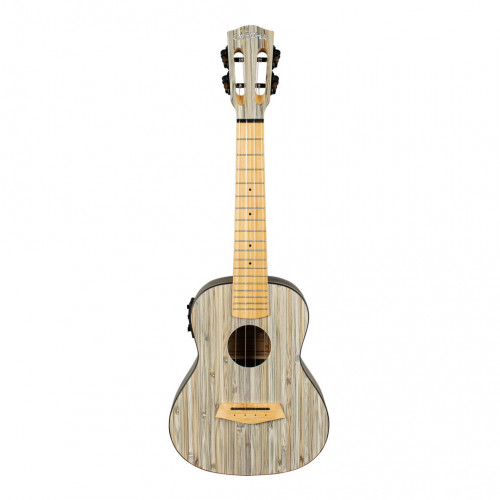 HH-2316E Bamboo Series Укулеле концертный со звукоснимателем, с чехлом, графит, Cascha