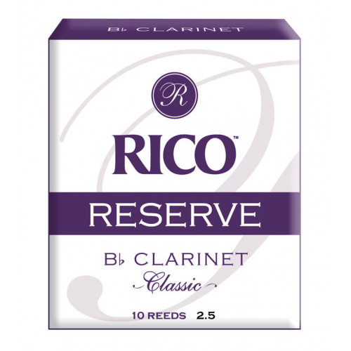 RCT1025 Rico Reserve Classic Трости для кларнета Bb, размер 2.5, 10шт, Rico