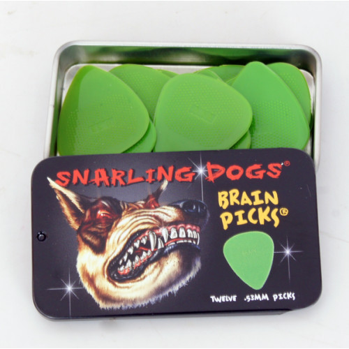 TNSDB351-53 Brain Picks Медиаторы 12шт, толщина 0.53, Snarling Dogs