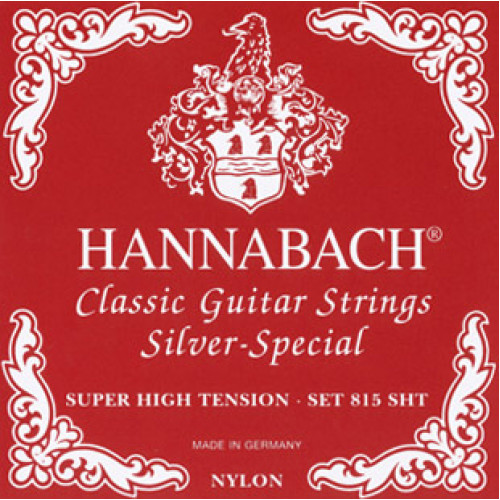 815SHT Red SILVER SPECIAL Комплект струн для классической гитары нейлон/посеребренные Hannabach