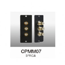 CPMM07 Модуль коммутационной панели CPM101 3 х RCA, Soundking