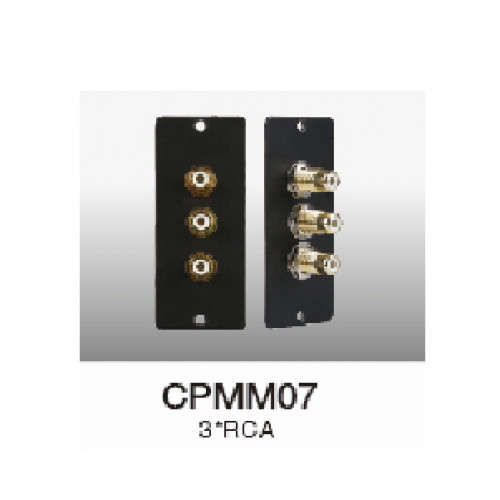 CPMM07 Модуль коммутационной панели CPM101 3 х RCA, Soundking