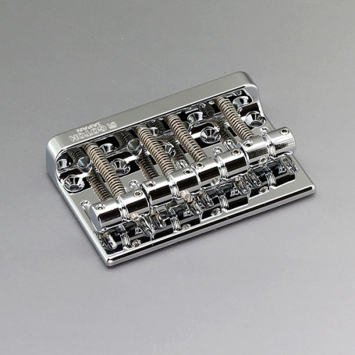 201B-4-C Бридж (струнодержатель) для бас-гитары, хром, Gotoh