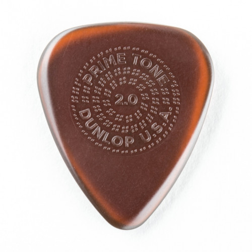 510P2.0 Primetone Медиаторы, 3шт, толщина 2,0мм, с насечкой, стандартные, Dunlop