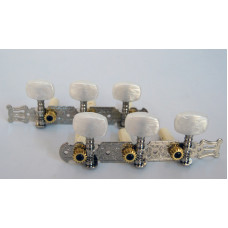AO-018C Комплект колковой механики с втулками, хромированный, Alice AO-018C Комплект колковой механики с втулками, хромированный, Alice