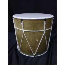 MZ-B14-olK Барабан кавказский 14", лак оливковый, с чехлом, MEZZO