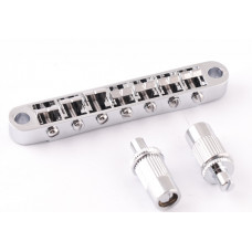 BM-007-CR Бридж Tune-O-Matic для 7-струнной гитары, хром, Metallor BM-007-CR Бридж Tune-O-Matic для 7-струнной гитары, хром, Metallor