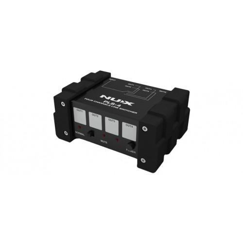 PLS-4 Line Switcher Линейный коммутатор аудио сигнала, 4 канала, Nux Cherub
