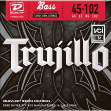 RTT45102T Robert Trujillo Icon Комплект струн для бас-гитары, Medium, нерж.сталь, 45-102, Dunlop RTT45102T Robert Trujillo Icon Комплект струн для бас-гитары, Medium, нерж.сталь, 45-102, Dunlop