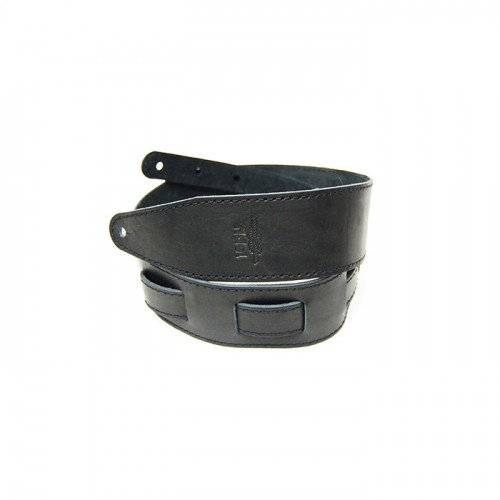 FL660177L11 Leather 11 Ремень для гитары, кожаный, черный, Fidel