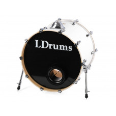 5001011-2016 Бас-барабан 20" x 16", белый, LDrums 5001011-2016 Бас-барабан 20" x 16", белый, LDrums