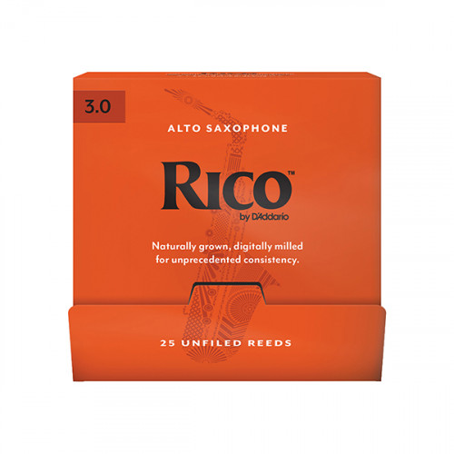 RJA0130-B25 Rico Трости для саксофона альт, размер 3.0, 25шт в индивидуальной упаковке, Rico RJA0130-B25 Rico Трости для саксофона альт, размер 3.0, 25шт в индивидуальной упаковке, Rico