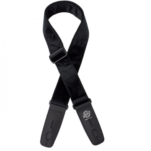LIS-018-CV2-BLK Ремень для гитары с блокировкой, бархат, чёрный, Lock-It Straps, D'Andrea LIS-018-CV2-BLK Ремень для гитары с блокировкой, бархат, чёрный, Lock-It Straps, D'Andrea