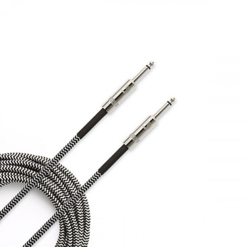 PW-BG-15BG Custom Series Braided Кабель инструментальный, 4,5м, серый, Planet Waves
