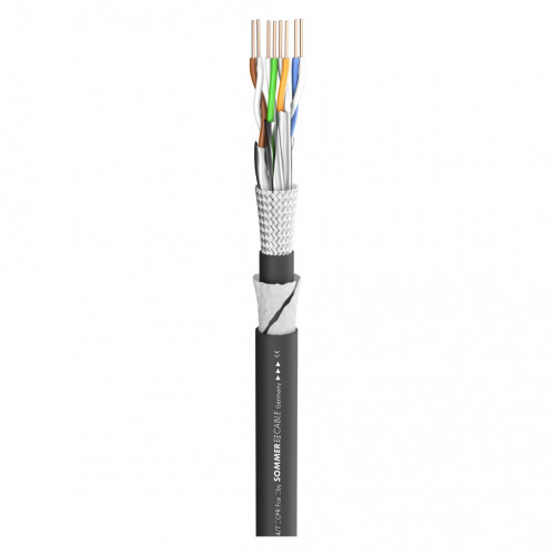 580-1331 SC-Mercator CAT.6A PVC 2flex Blk Кабель сетевой витая пара, 100м, Sommer Cable