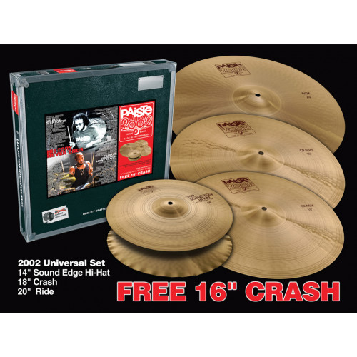 000106USET 2002 Universal Set Комплект тарелок 14/18/20+16'', Paiste
