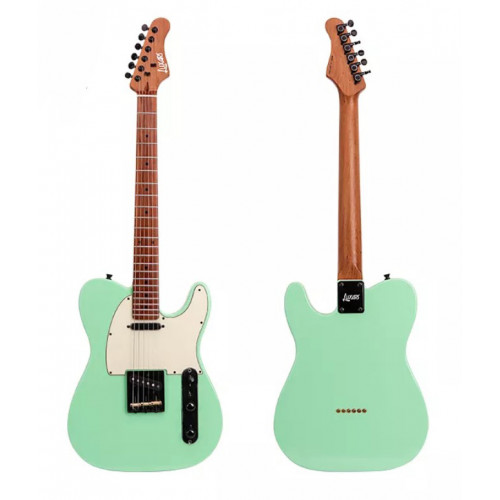 S-G17-PRO-SG Электрогитара, зеленая, Luxars