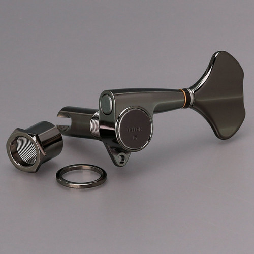 GB707-CK-L3+R3 Колки для бас-гитары 3+3, cosmo black (черные), Gotoh