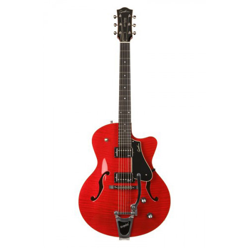 035182 5th Avenue Uptown Tr Red GT w/Bigsby Электрогитара арктоп, с футляром, Godin