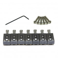 PS-8000-07 SS Originals Strat & Tele Комплект седел для бриджа, 7шт, GraphTech PS-8000-07 SS Originals Strat & Tele Комплект седел для бриджа, 7шт, GraphTech