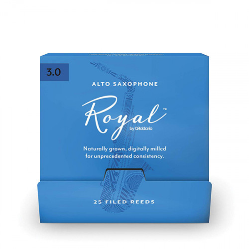 RJB0130-B25 Rico Royal Трости для саксофона альт, размер 3.0, 25шт в индивидуальной упаковке, Rico RJB0130-B25 Rico Royal Трости для саксофона альт, размер 3.0, 25шт в индивидуальной упаковке, Rico
