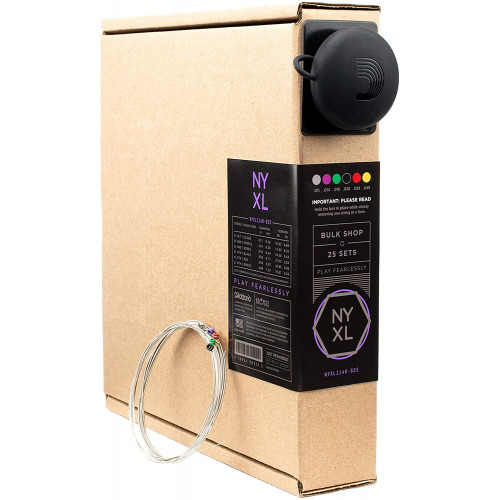 NYXL1149-B25 NYXL 25 Комплектов струн для электрогитары, Super Light, 11-49, D'Addario